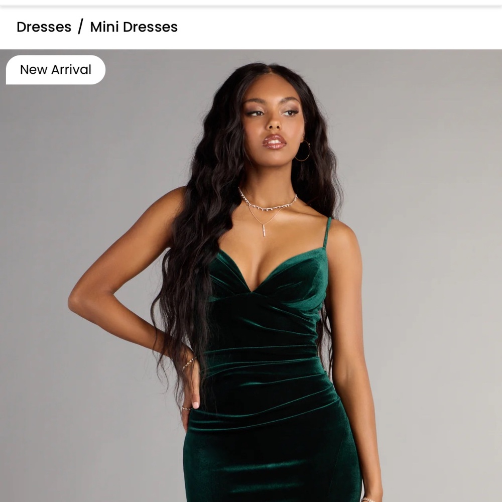 Windsor velvet dress